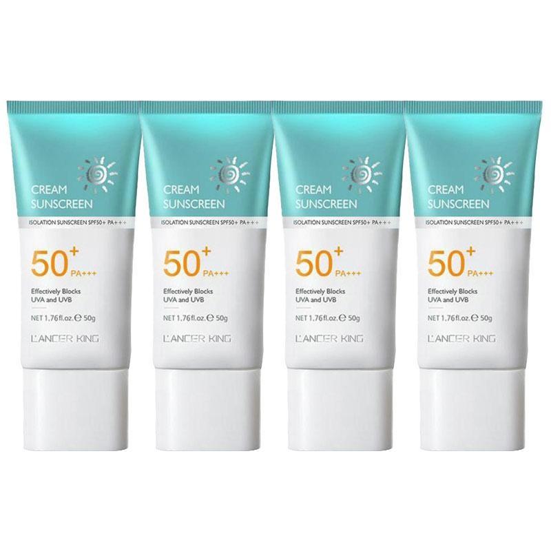 ซื้อ 2 แถม 2 LANCER KING ครีมกันแดด SPF50+PA+++ น้ำหนักเบา กันเหงื่อ ไม่เหนียว