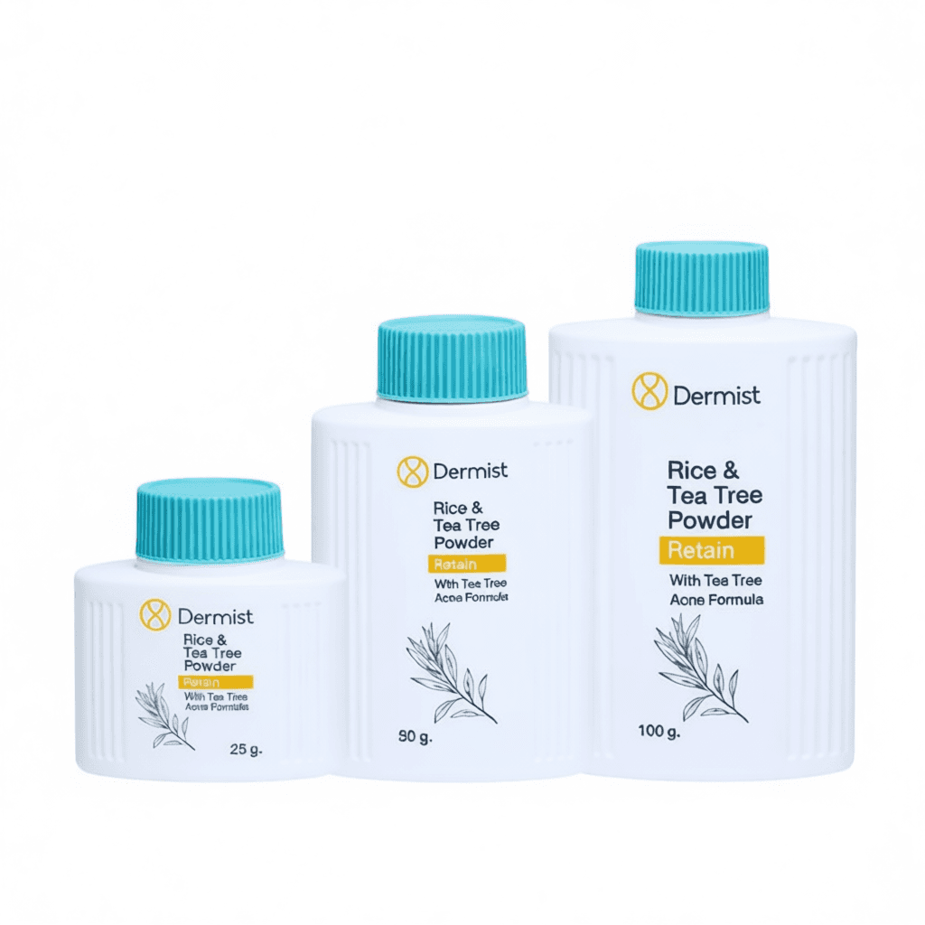 แป้งเดอร์มิสท์ เนื้อละเอียด คุมมัน ป้องกันสิวและมลพิษ