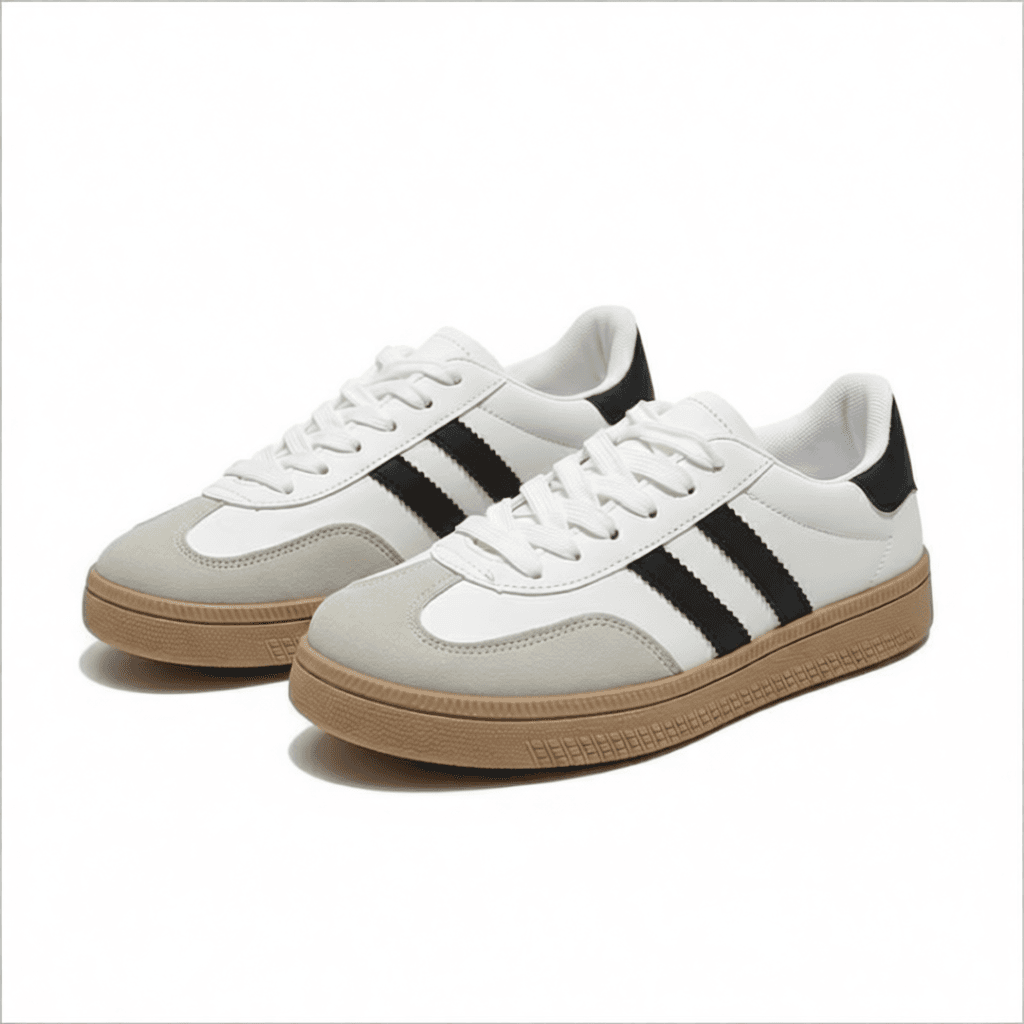 รองเท้าผ้าใบ Unisex แฟชั่น น้ำหนักเบา ใส่สบาย พื้นยางนุ่มกันลื่น ไซส์ 36-45 สีขาว สีดำ