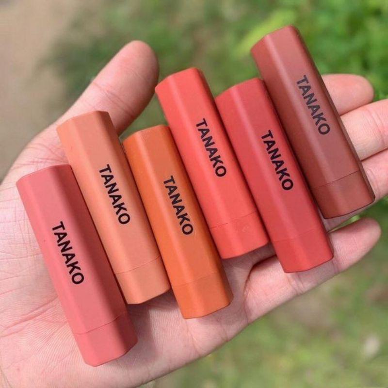 TANAKO Lipstick (1แพ็ค 6 แท่ง) ลิปสติกเนื้อแมท