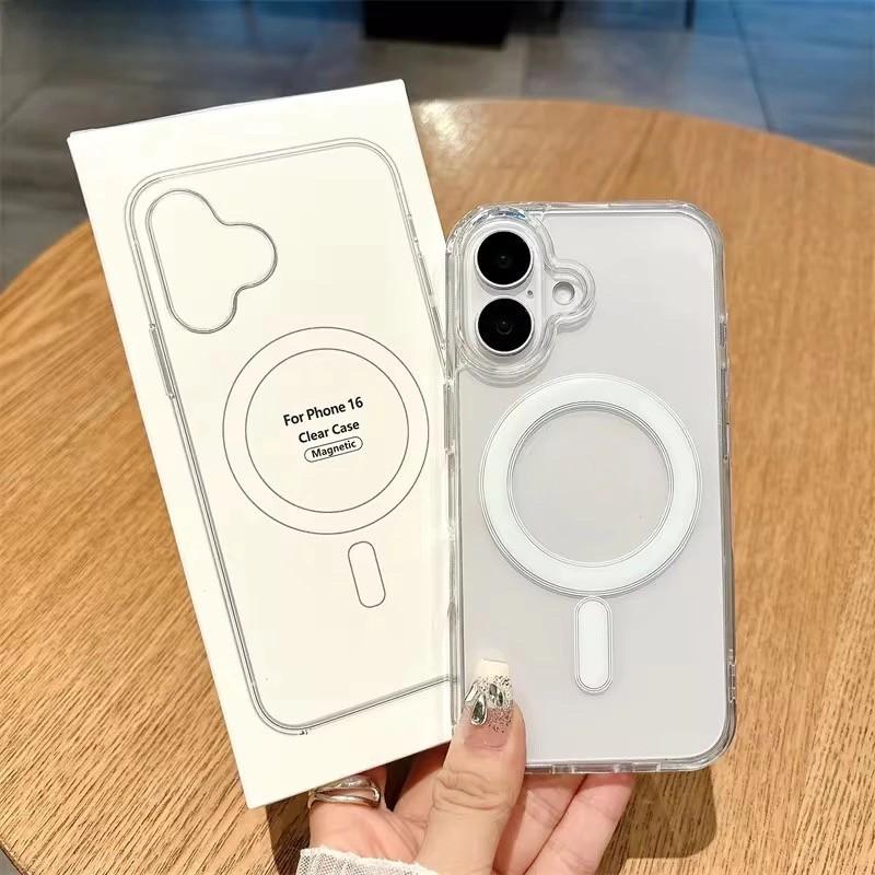 เคสแม่เหล็ก ใสกันกระแทก สำหรับ IPHONE หลากหลายรุ่น