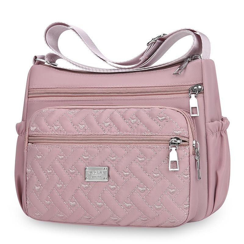 กระเป๋าสะพายข้าง ผ้าดี หลายซิป มีหลายสี